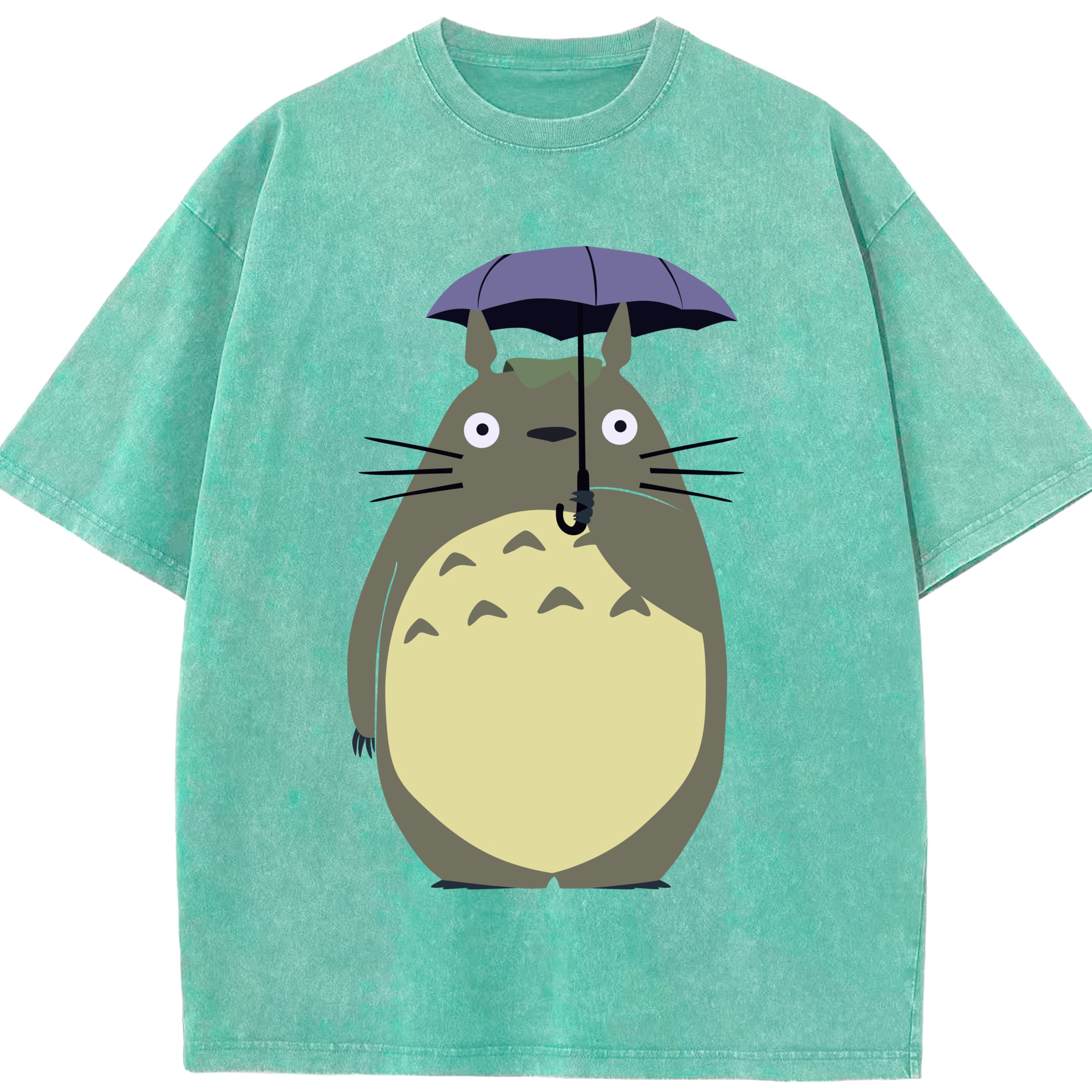 （画像用） となりのトトロ 草壁メイ 草壁サツキ My Neighbor Totoro Satsuki Kusakabe Mei Kusakabe 綿100% ヴィンテージ風 半袖Tシャツ（フロントプリント）